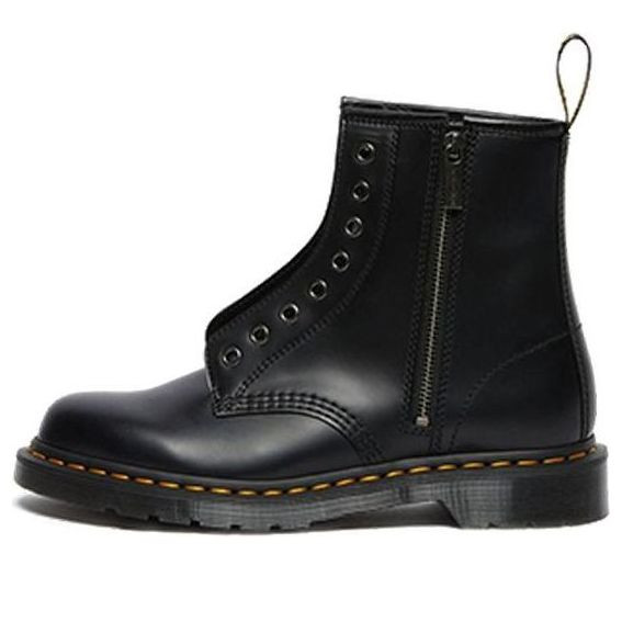 Dr.Martens 1460 Elastic Smooth Leather Lace Up Boots 'Black' - 26731001