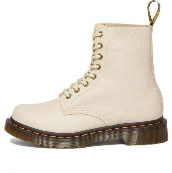 (WMNS) Dr.Martens 1460 Pascal Virginia Leather Boots 'Parchment Beige' - 26802292