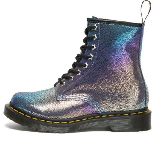 (WMNS) Dr.Martens 1460 Rainbow Ray Suede Lace Up Boots 'Purple' - 26963500