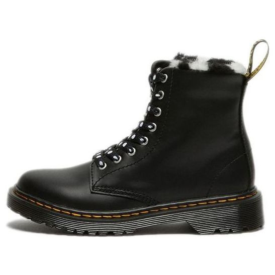 Dr. Martens 1460 Serena 'Carbon Black Yellow White' - 26995001