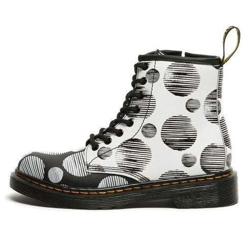 (PS) Dr.Martens Polka Dot Boots 'White Black' - 27071009