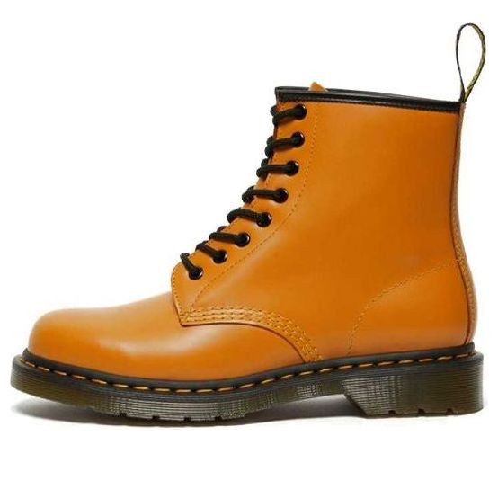 Dr.Martens 1460 Smooth Leather Lace Up Boots 'Orange' - 27139804