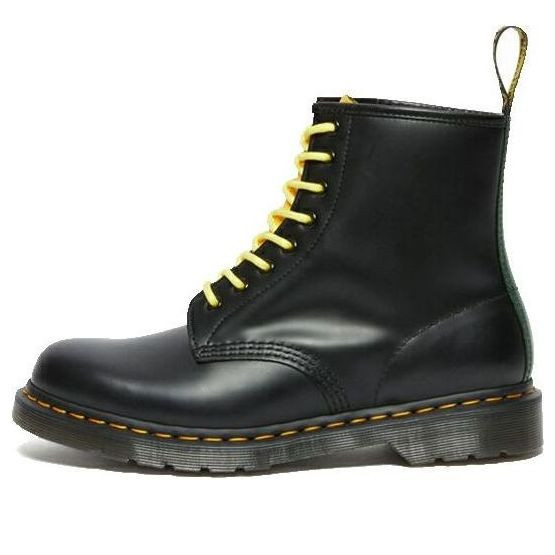 Dr. Martens 1460 Contrast Smooth Leather Lace Up Boots 'Black' - 27287001