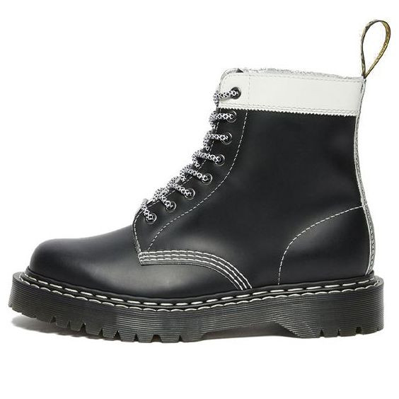 Dr. Martens 1460 Pascal Bex Leather Contrast Lace Up Boots 'Black' - 27336009