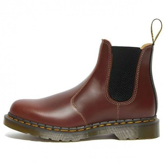 Dr. Martens 2976 Abruzzo Leather Chelsea Boots 'Brown Black' - 27547201