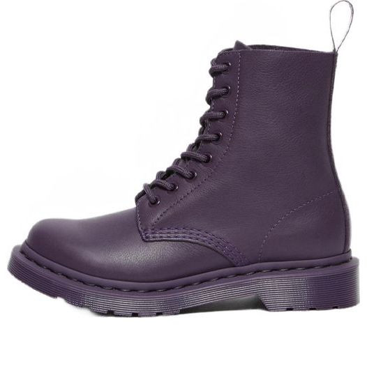 (WMNS) Dr. Martens 1460 Pascal Mono Lace Up Boots 'Blackcurrant' - 27581628