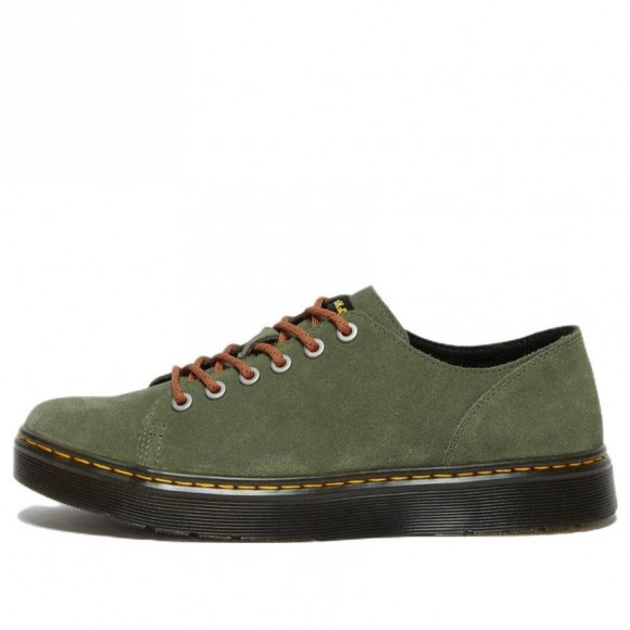 Dr. Martens Dante Suede Leather Shoes 'Khaki Green' - 27780384