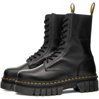 Dr. martens January Women's Audrick 10 Eye Boot in Black Nappa Lux - 27954001