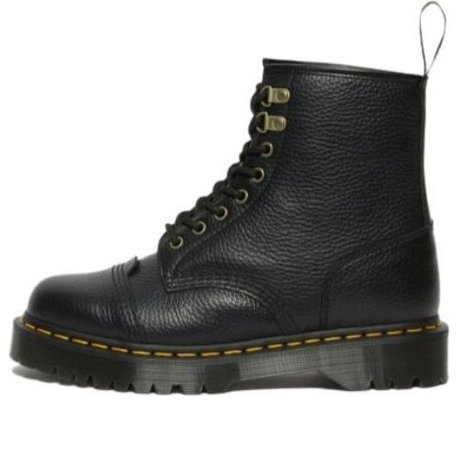 Dr. Martens 1460 Bex Faux Fur-Lined Leather Lace Up Boots 'Black' - 27960001