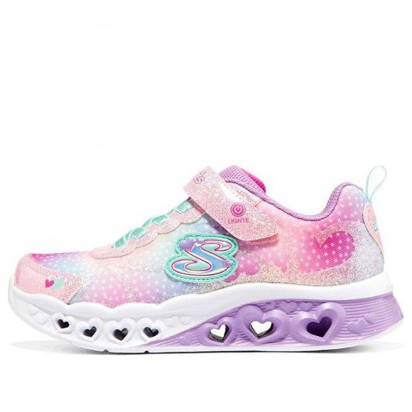 (GS) Skechers Flutter Heart Lights 'Pink Multi' - 302315L-PKMT