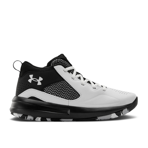 Under Armour Lockdown 5 GS 'White Black' - 3023533-100