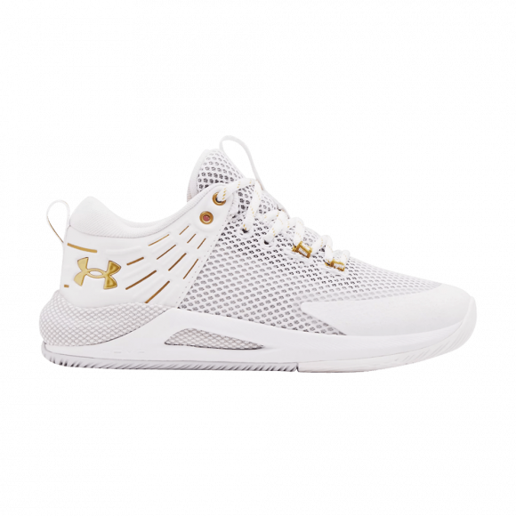 Under Armour Wmns HOVR Block City 'White Metallic Gold' - 3023709-103