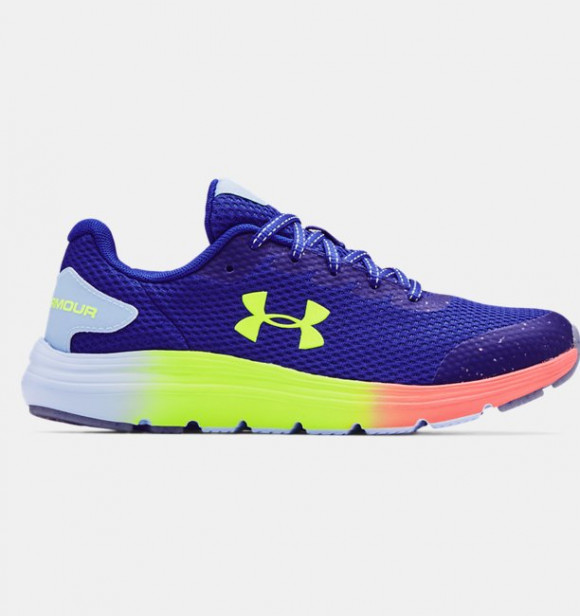 Under Armour Mädchen Grade School UA Surge 2 Splash Blau 35.5 - 3024102-500