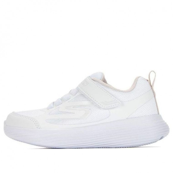 (GS) Skechers Go Run 400 V2 'White Pink' - 302429L-WHT