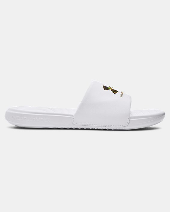 Men's UA Ansa Graphic Logo Slides - 3024435-106