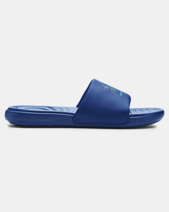 Men's UA Ansa Graphic Logo Slides - 3024435-403