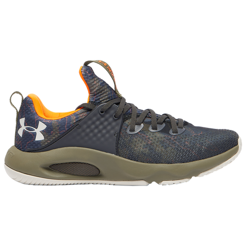 Under Armour Hovr Rise 3 - Men's Training Shoes - Grey / Orange - 3025098-300