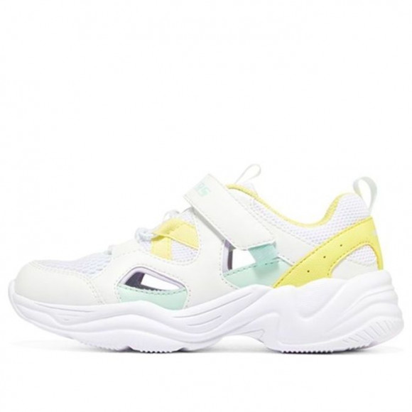 (GS) Skechers Lite Style 'White Yellow' - 302546L-WMLT