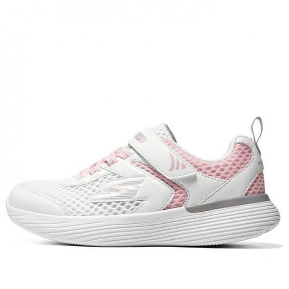 (GS) Skechers Go Run 400 V2 'White Pink' - 302551L-WPK