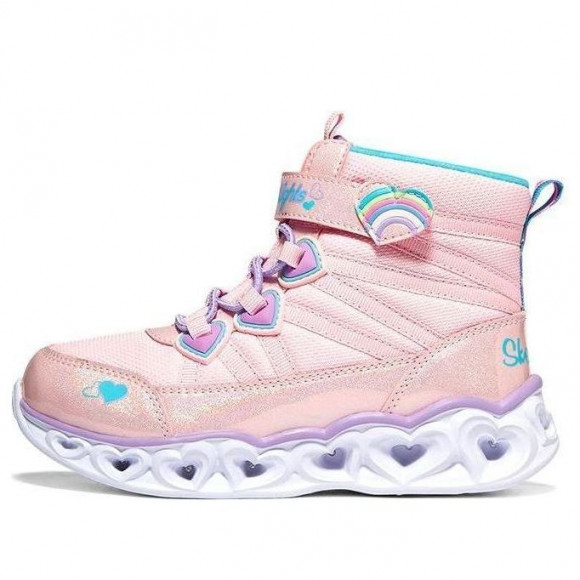 (GS) Skechers Sweetheart Lights 'Pink White' - 302668L-PKMT