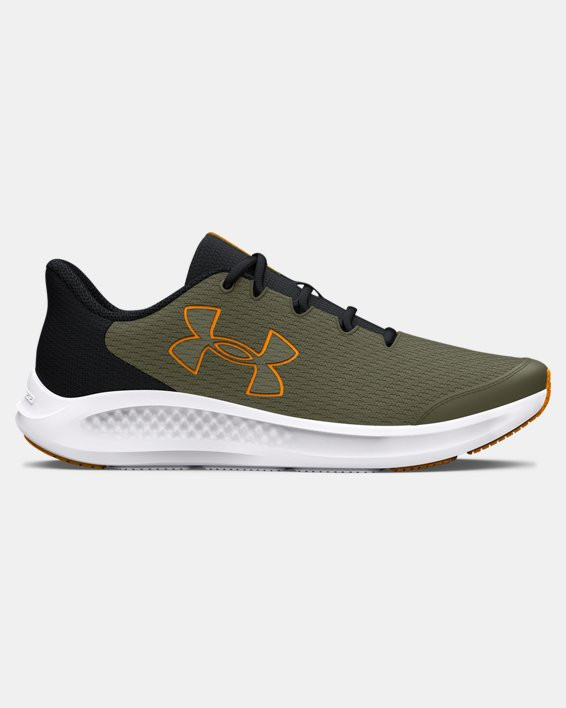 Boys' Grade School UA Charged Pursuit 3 Big Logo Running Shoes