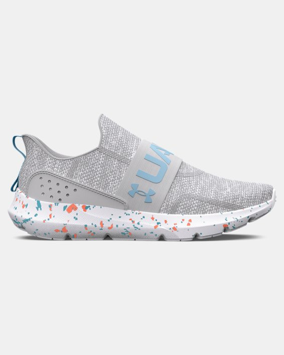 Women's UA Surge 3 Slip Paint Splatter Running Shoes - 3026851-100