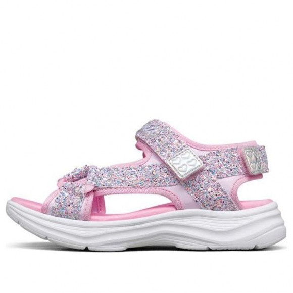 (GS) Skechers Glimmer Kicks 'Pink Silver' - 302965L-LTPK