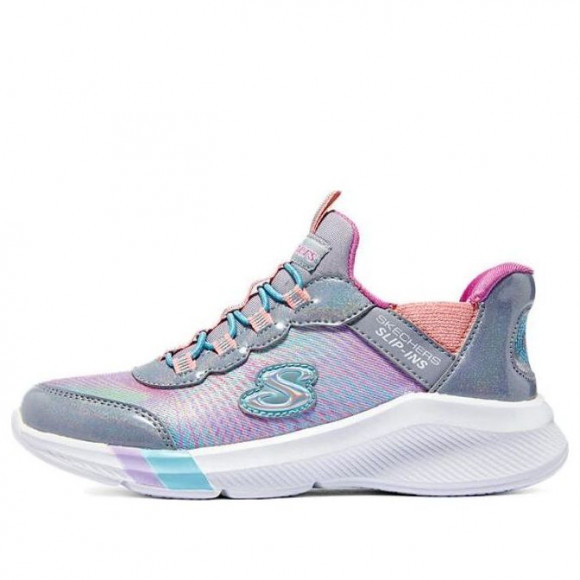 (GS) Skechers Slip-Ins Dreamy Lites Colorful Prism 'Grey' - 303514L-GYMT