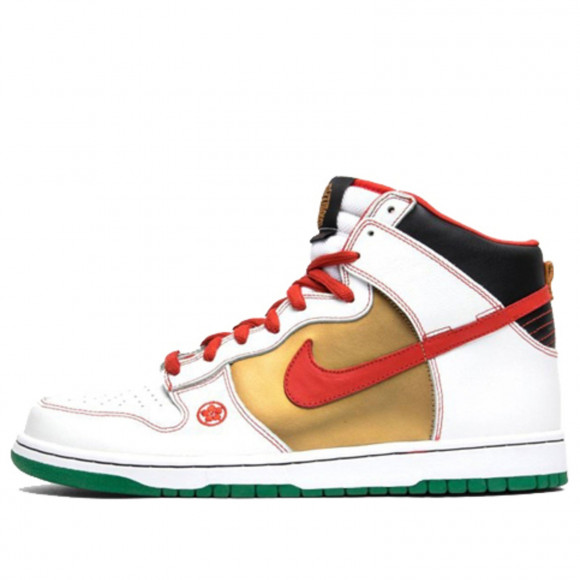 Nike Dunk High Pro SB Skateboard 'Money Cat' White/Chile Red