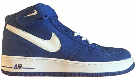 Nike Air Force 1 Mid Canvas Sport Royal - 306348-411