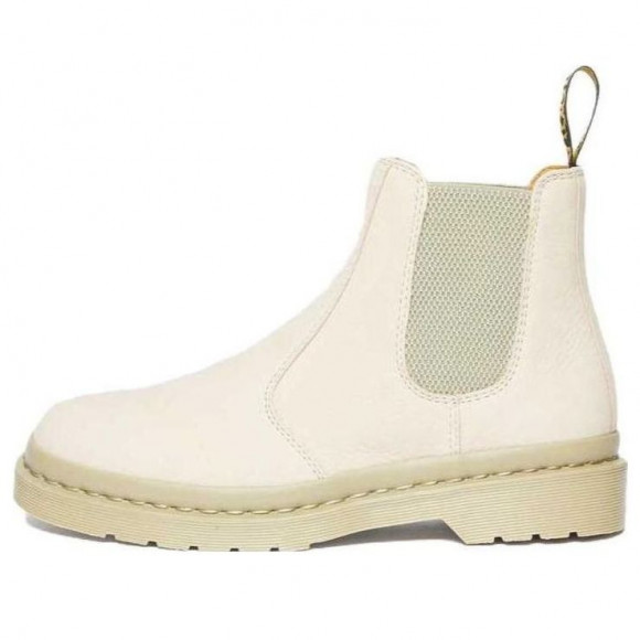 Dr. Martens 2976 Mono Milled Nubuck Leather Chelsea Boots 'Parchment Beige' - 30661292