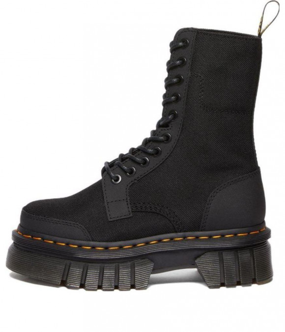 Dr.Martens Audrick 10-eye Synthetic Leather Platform Boots 'Black' - 30680001