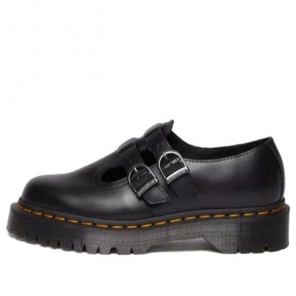 (WMNS) Dr. Martens 8065 II Bex Smooth Leather Platform Mary Jane 'Black' - 30792001