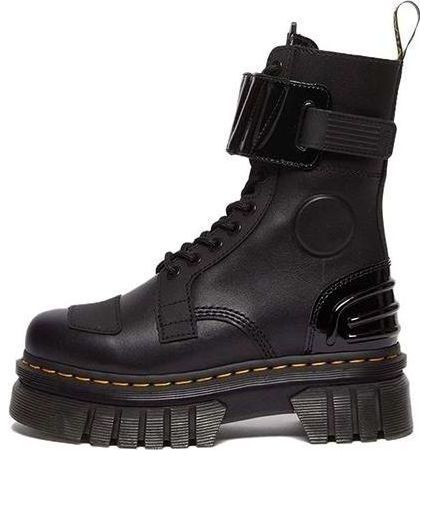 Dr.Martens Audrick 10-Eye Alternative Leather Lace Up Boots 'Black' - 30970001