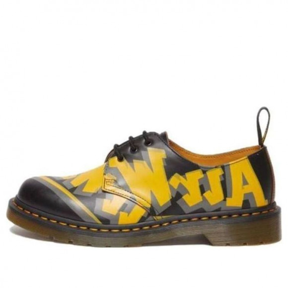 Dr. Martens 1461 Airwair Vintage Smooth Leather Oxford Shoes 'Black Multicolor' - 31095038