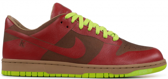 Nike Dunk Low 1-Piece Laser Varsity Red Chartreuse - 311611-661