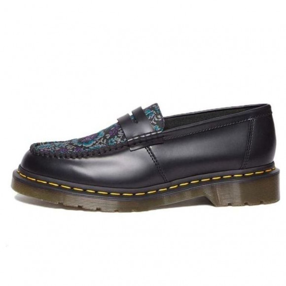 Dr. Martens Penton Floral Jacquard Loafers 'Black' - 31284082