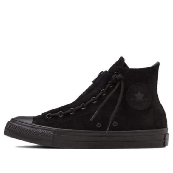 Converse Suede All Star Centerzip Suede High Top 'Black Monochrome' - 31310140