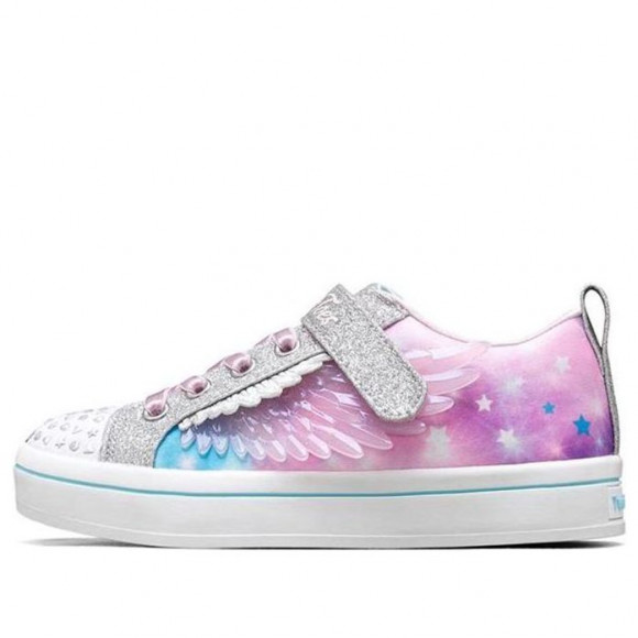 (GS) Skechers Twi-lites 2.0 'Pink Blue Grey' - 314432L-SMLT