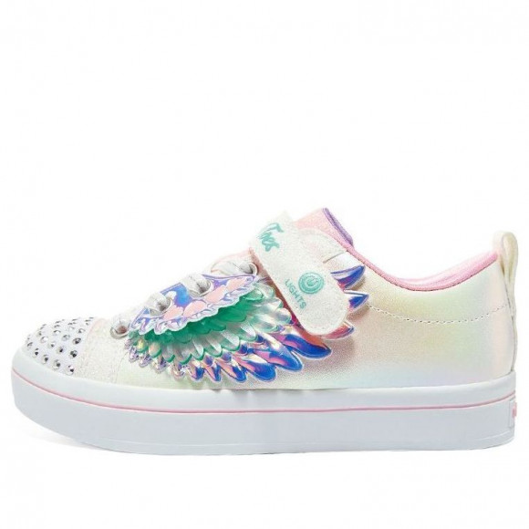 (GS) Skechers Twinkle Toes 'White Multi' - 314454L-WMLT