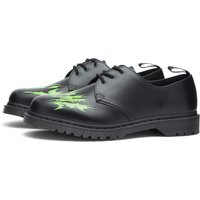 Dr. Martens x NTS Radio 1461 in Black/Bright Green Smooth - 31512128