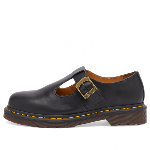 Dr. Martens Women's T-Bar Shoe Regency Calf in Black - 31528001-BLK