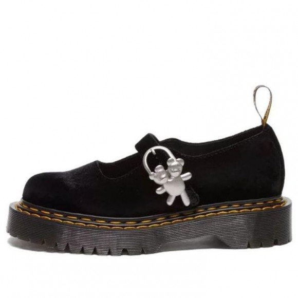 Dr.Martens Addina Bex x Heaven By Marc Jacobs Velvet Shoes 'Black' - 31705001