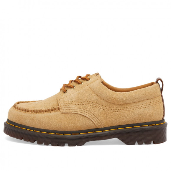 Dr. Martens Men's Lowell Hairy Suede Shoe Sneakers in Butterscotch - 31819566