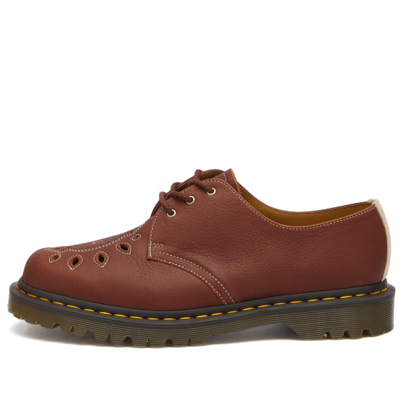 Dr. Martens 1461 Tumble Leather Cut-Out Shoe Sneakers in Mid Tan - 31855854