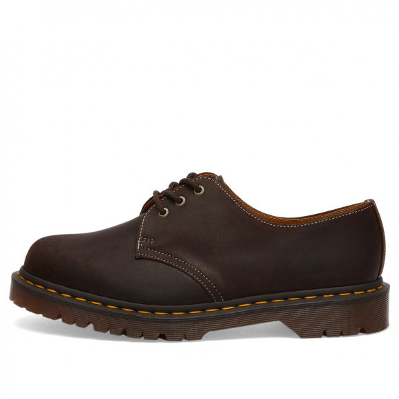 Dr. Martens Men's 1461 Wax Commander Shoe Sneakers in Rustric Brown - 31861749