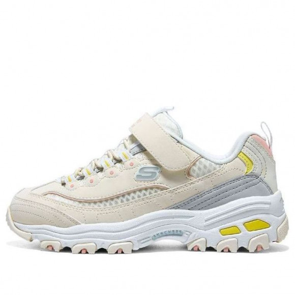 (GS) Skechers Dlites Shoes 'Beige Grey' - 319001L-NTMT