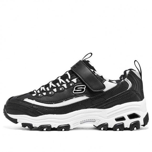 (GS) Skechers Dlites Shoes 'Black White' - 319019L-BKW