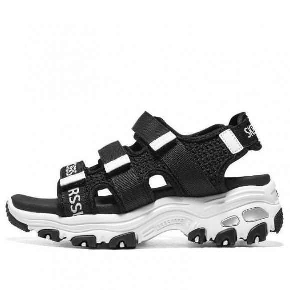 (GS) Skechers Dlites Sandals 'Black White' - 319200L-BKW