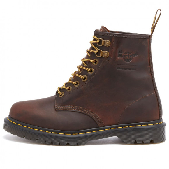 Dr. Martens Men's x Thisisneverthat 1460 Leather Boot in Brown - 32181523-BRN